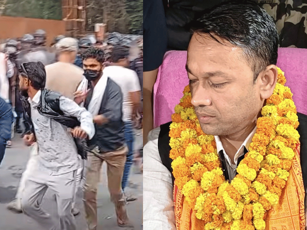  नवनियुक्त मुख्यमन्त्री यादवले गरे पदभार, विरोध प्रदर्शनकाबीच बढ्यो तनाव 