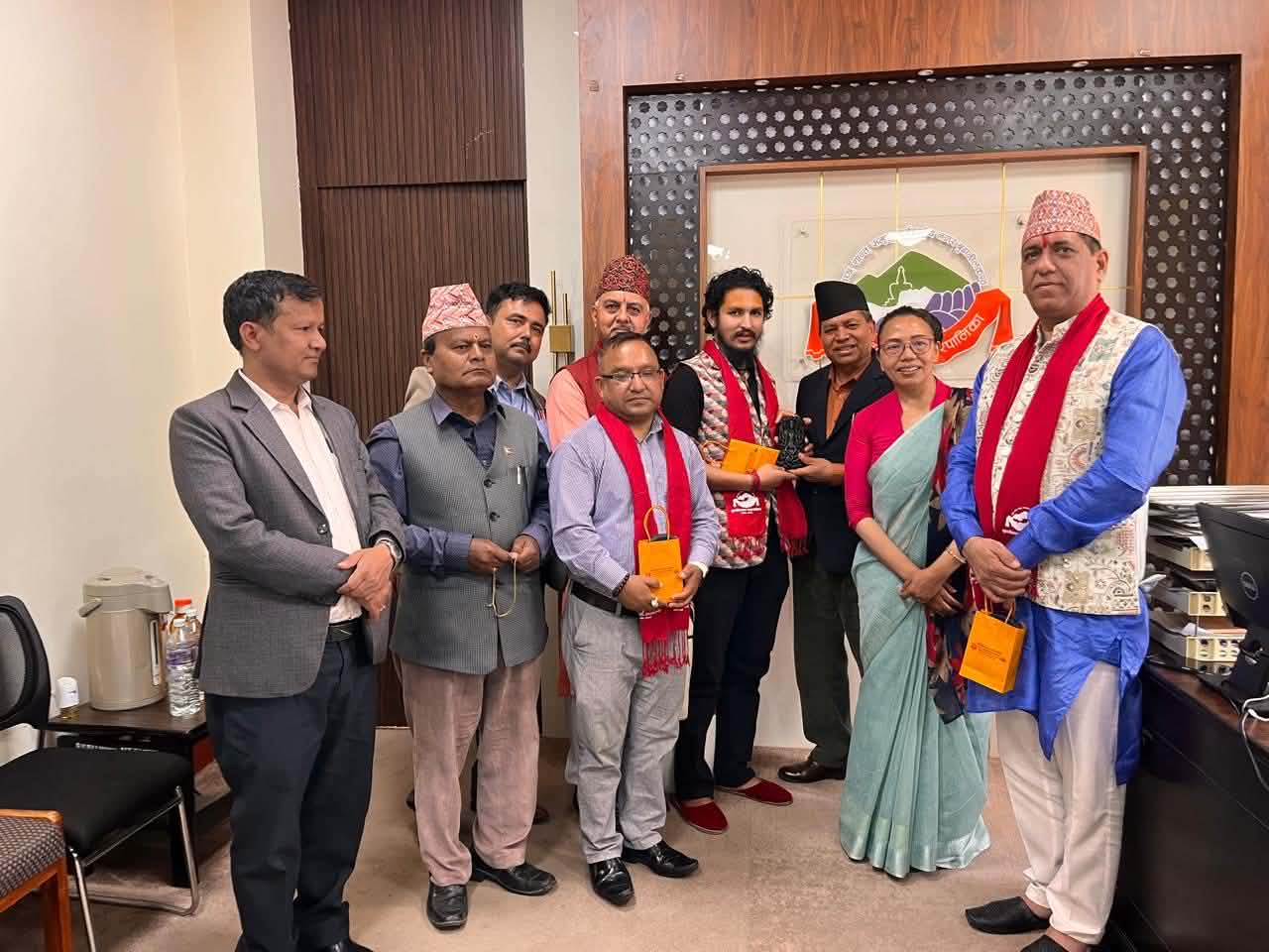 Budhanilkantha Municipality & Indo Australia Sanatan Society Discuss Cultural Cooperation