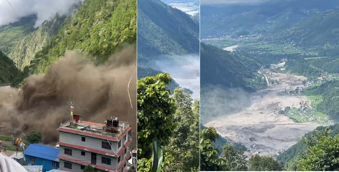 भोटेकोशीमा तिब्बतबाट आयो भीषण बाढी, रसुवादेखि मुग्लिनसम्म उच्च जोखिम
